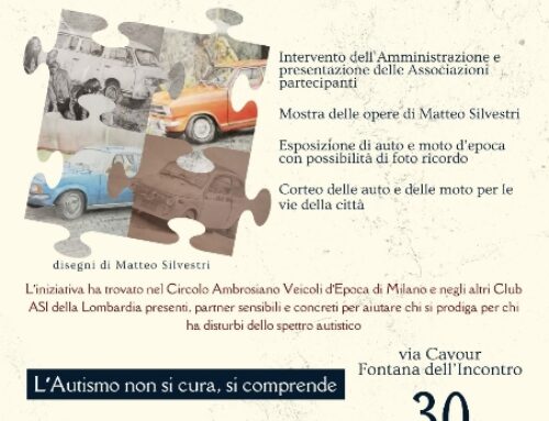 30 Marzo 2025: Passione AUT. Autismo & auto e moto d’epoca